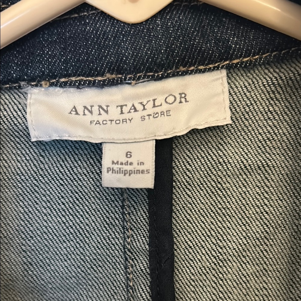 Women's Black Denim Jacket - Picture 2 of 8